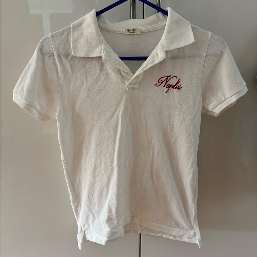 Brandy Melville Knit Polo Top